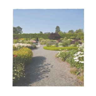 New Brunswick, Kanada. Kingsbrae Garden i St. Anteckningsblock