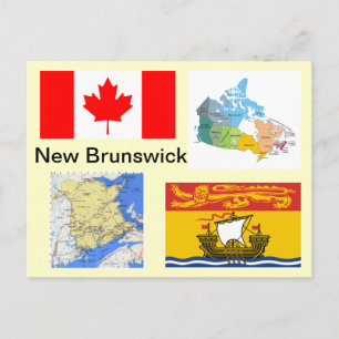 New Brunswick Kanada Vykort
