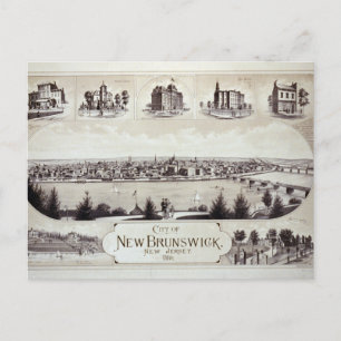 New Brunswick, New jersey, 1880 vykort
