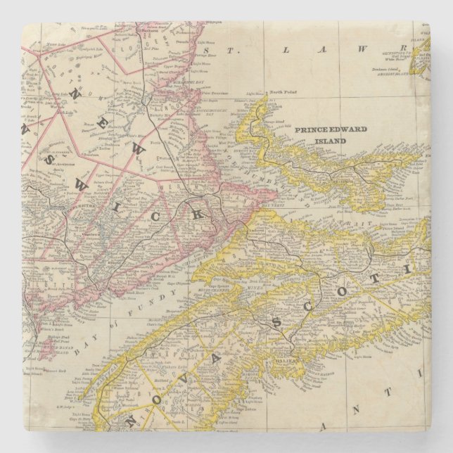 New Brunswick Nova Scotia Stenunderlägg (Framsidan)
