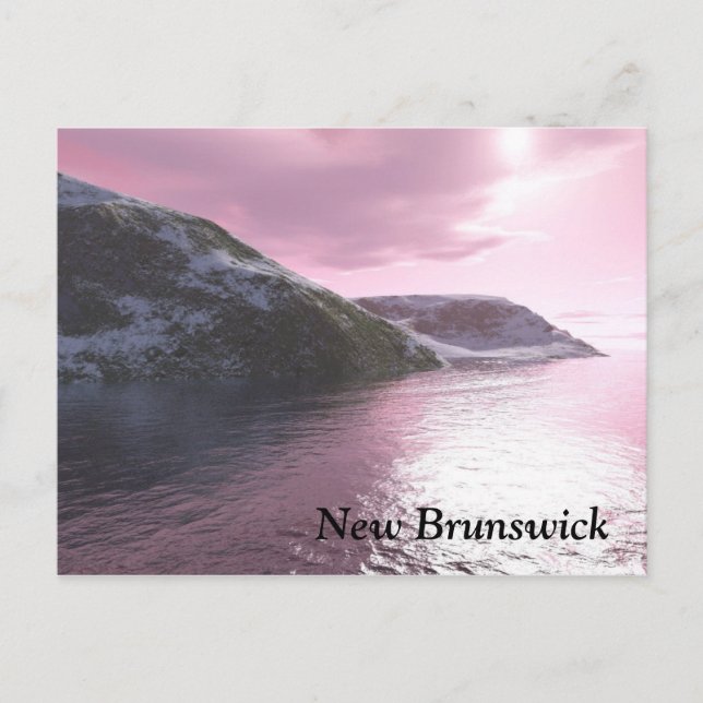 New Brunswick Sunrise-vykort från Tamara Ward Vykort (Framsida)