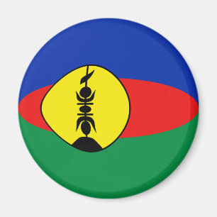New Caledonia Fisheye flaggamagnet Magnet