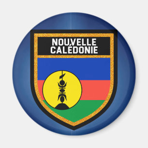 New Caledonia flagga Magnet