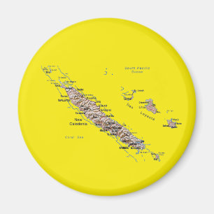 New Caledonia kartamagnet Magnet