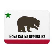 New California Flagga Magnet