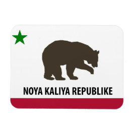 New California Flagga Magnet