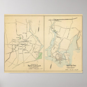 New Canaan, Rowayton Poster