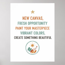 New Canvas Sunrise Poster
