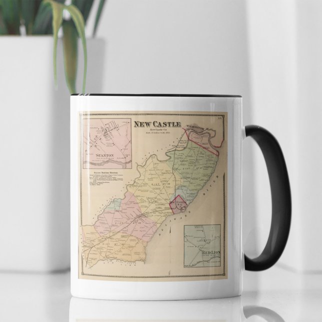 New Castle Hundred Mugg (Mug on table)