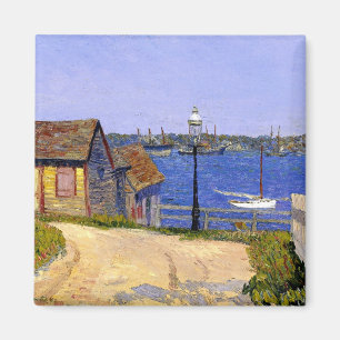New Castle, New Hampshire, 1909-målning Magnet