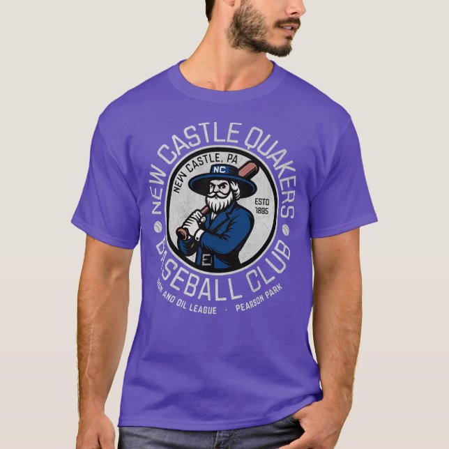 New Castle Quakers Baseball - 1895-Photoroom T Shirt (Framsida)