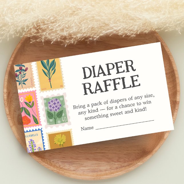 New Chapter Baby Shower Diaper Raffle Tilläggskort (A New Chapter Begins Baby Shower Diaper Raffle)