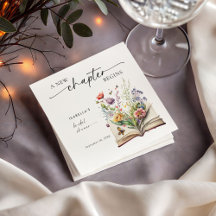 New Chapter Begins Floral Book Bridal Shower