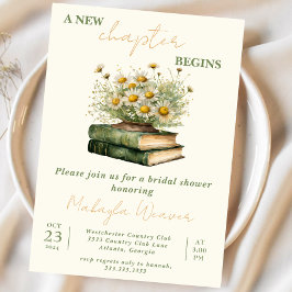 New Chapter Begins, Storybook Bridal Shower Inbjudningar
