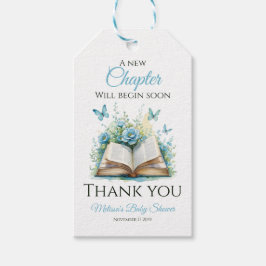 New Chapter Blue Boy Brunch StoryBook Baby Shower Presentetikett