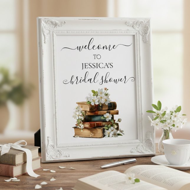 New Chapter Bridal Shower Welcome Sign Poster (Skapare uppladdad)