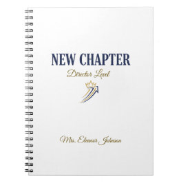 New Chapter Director Level Personalized Anteckningsbok