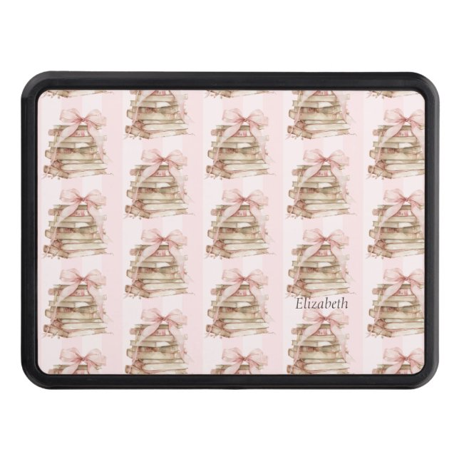 New Chapter Pink Bow Stripes Dragkroksskydd (Framsidan)