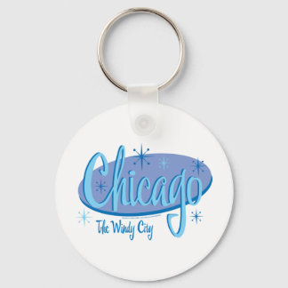 NEW-Chicago-Retro Nyckelring