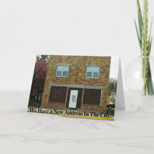 New City Adress: Förändring av Adress-kortet Meddelande