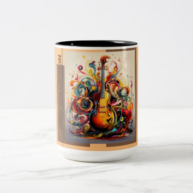 New Collection Musical Art Två-Tonad Mugg (Center)