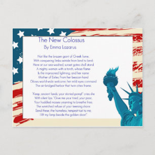 New Colossus Vykort