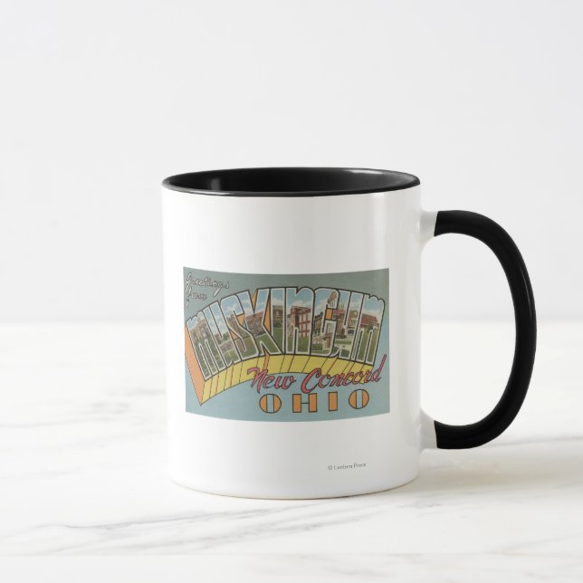 New Concord, Ohio - Muskingum County Mugg (Höger)