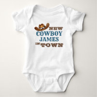 New cowboyen i personligen namn baby