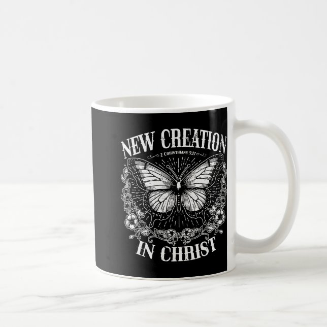 New Creation In Christ, Boho Christian, Western Fa Kaffemugg (Höger)