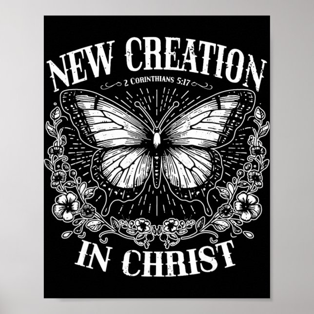 New Creation In Christ, Boho Christian, Western Fa Poster (Framsidan)