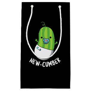 New-cumber Funny Veggie Cucumber Pun Mörk BG