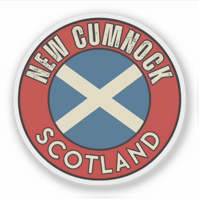 New Cumnock, Skottland Klistermärken (Framsida)