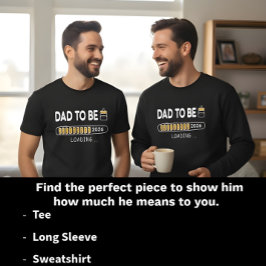 New Dad Est. 2026 Shirt: Father-To-Be  T Shirt