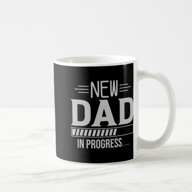 New Dad In Progress Expectant Fathers  Kaffemugg (Höger)