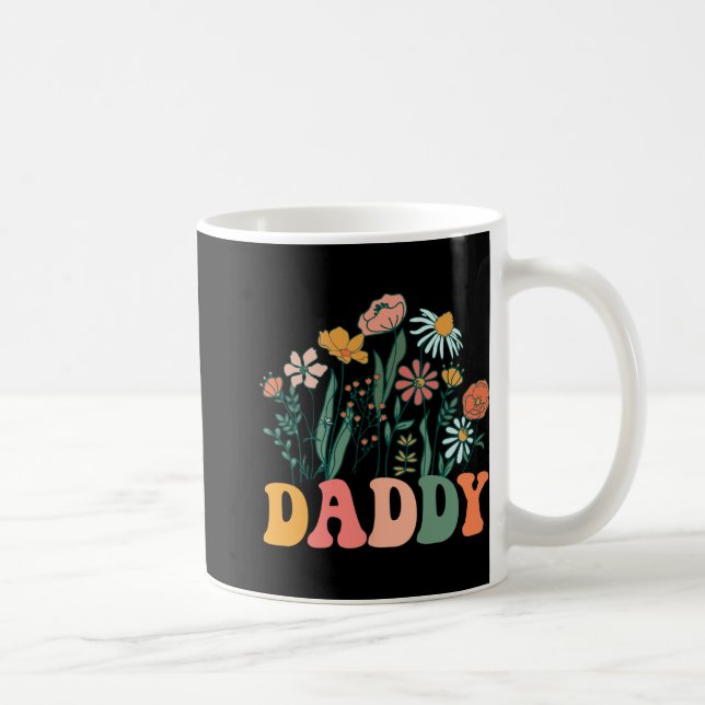 New Daddy Wildflower First Birthday &amp; Baby Sho Kaffemugg (Höger)