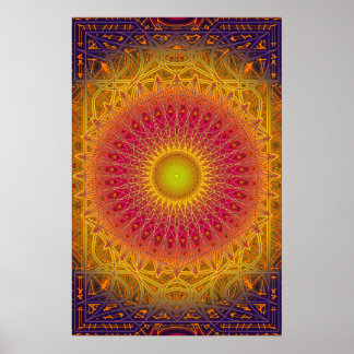 New Dawn Mandala Poster