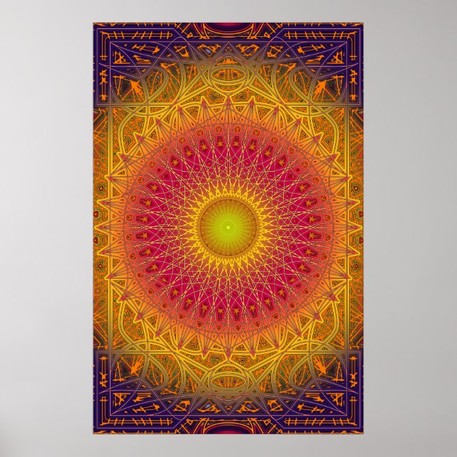 New Dawn Mandala Poster (Framsidan)