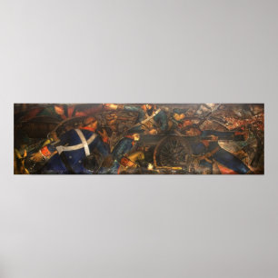 "New Deal" WPA Art Deco-banderoll Poster