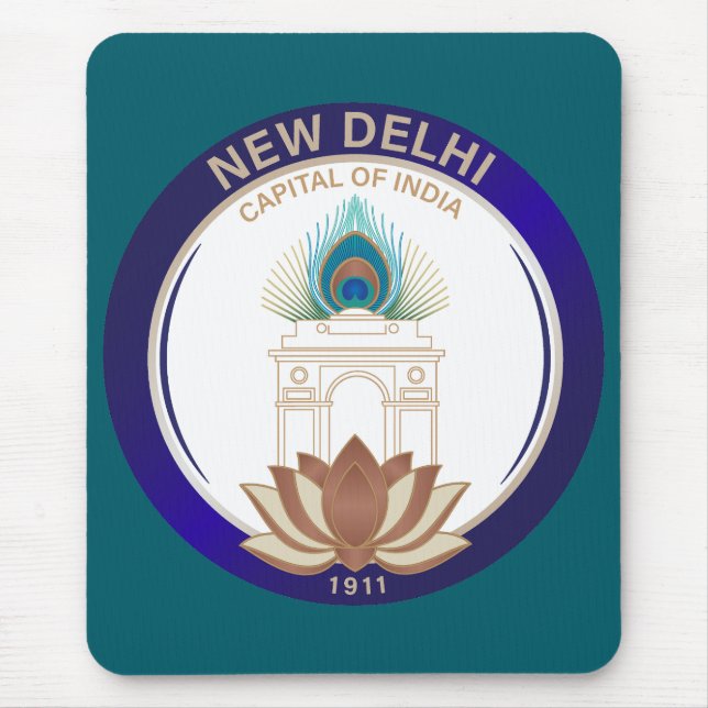 New Delhi Indien Musmatta (Framsidan)