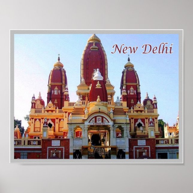New Delhi - Laxminarayan Temple - Poster (Framsidan)