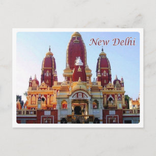 New Delhi - Laxminarayan Temple - Vykort