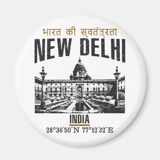 New Delhi Magnet (Framsidan)