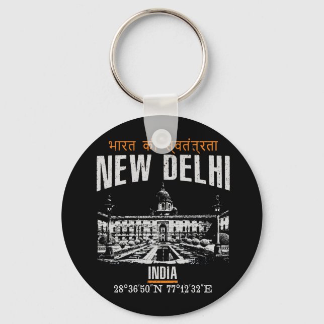 New Delhi Nyckelring (Framsida)