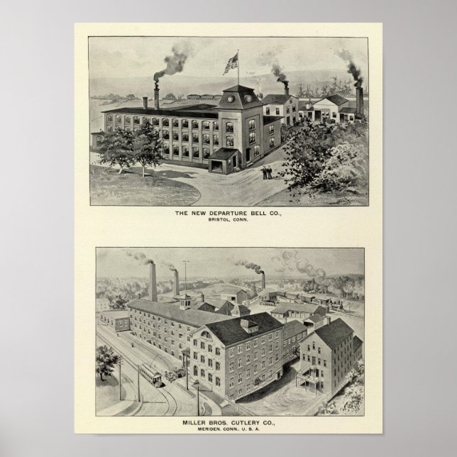 New Departure Bell Co., Miller Bros Cutlery Co. Poster (Framsidan)