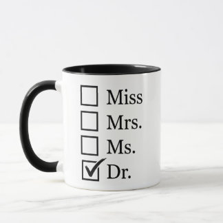New Doctor PhD Graduation Mug Gift for Women Mugg
