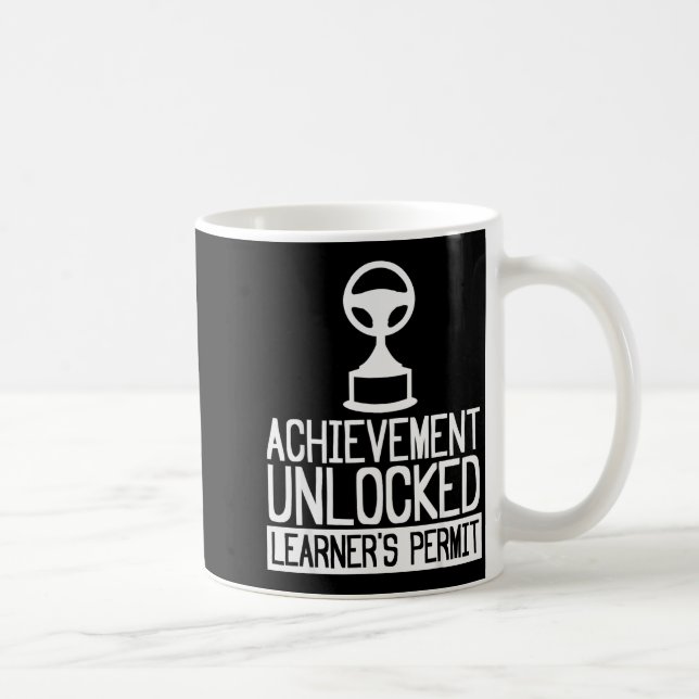 New Driver Learner Permit Driving School - Driver' Kaffemugg (Höger)
