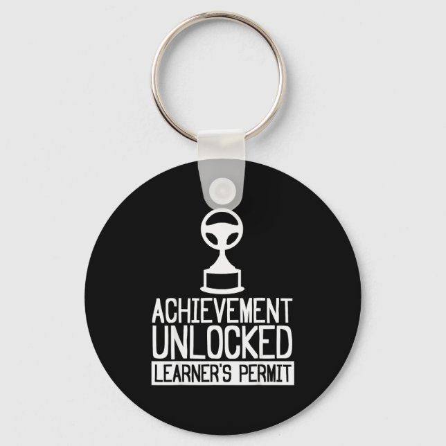 New Driver Learner Permit Driving School - Driver' Nyckelring (Framsida)