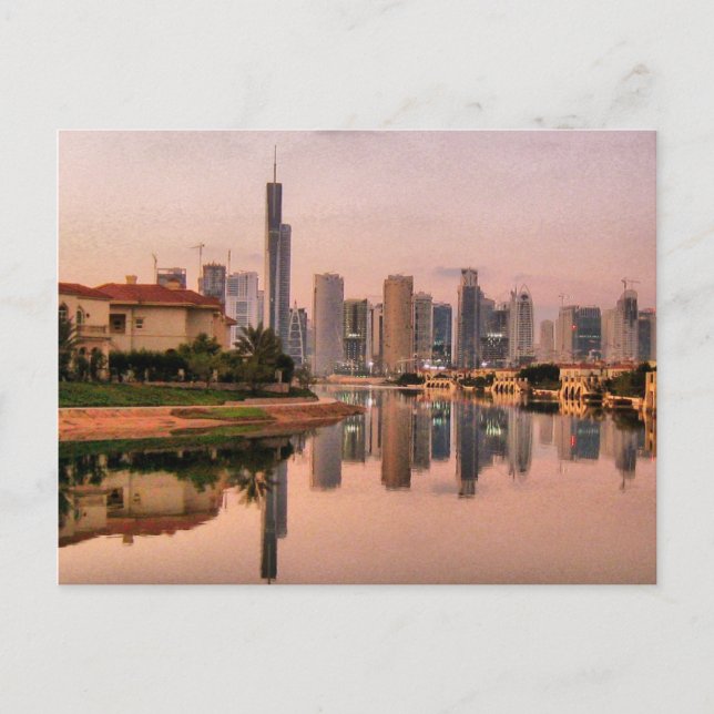 New Dubai Skyline Vykort (Framsida)