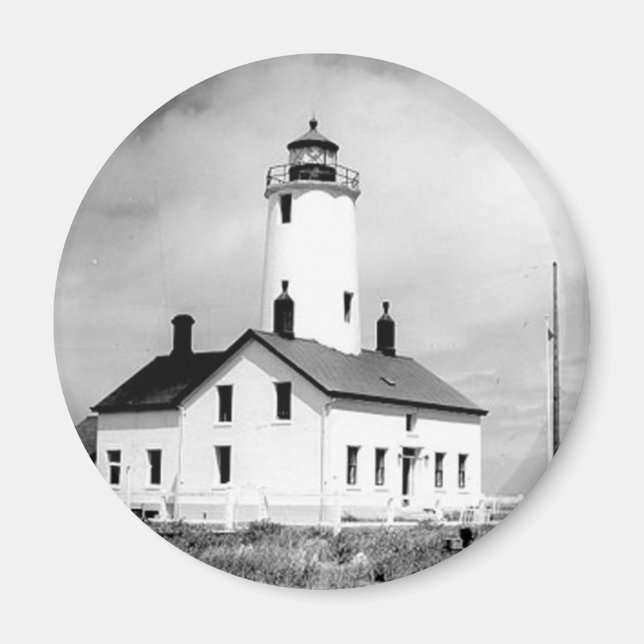 New Dungeness Lighthouse Magnet (Framsidan)