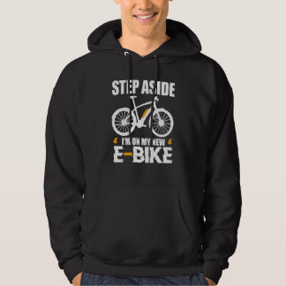 New E Bike Funny som säger Gamle Man Far Pappa Cyc Hoodie